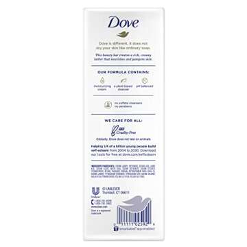 Dove Beauty Bar Gentle Skin Cleanser Moisturizing For Gentle Soft Skin Care Shea Butter More Moistur...
