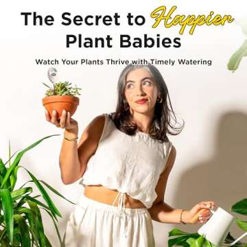 Classy Casita Soil Moisture Meter - Hygrometer Sensor Tool for Indoor and Outdoor Plants - Monitoring Water Levels in Soil House, Gardening, Farm, Lawn, Potted Care - No Batteries Required - White