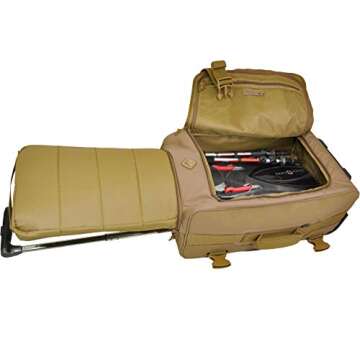 Air Support(TM) Rugged Rolling Carry-On by Hazard 4(R) - Black