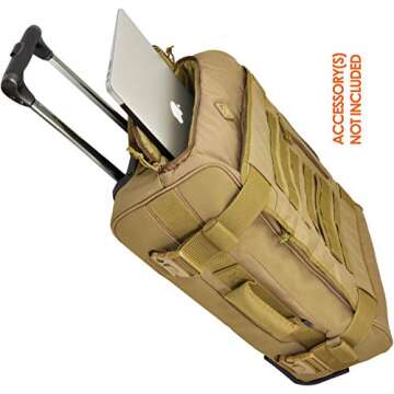 Air Support(TM) Rugged Rolling Carry-On by Hazard 4(R) - Black