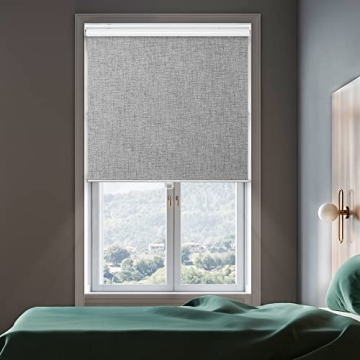GENIMO Blackout Roller Shades Cordless Thermal UV Protection