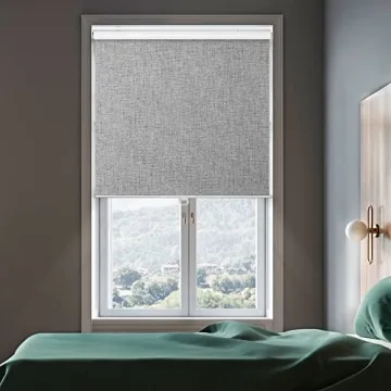 GENIMO Blackout Roller Shades Cordless Thermal UV Protection