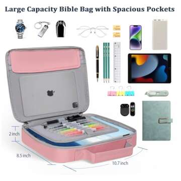 HAWGON Bible Cover - Multi-Functional Organizer for All