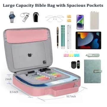 HAWGON Bible Cover - Multi-Functional Organizer for All