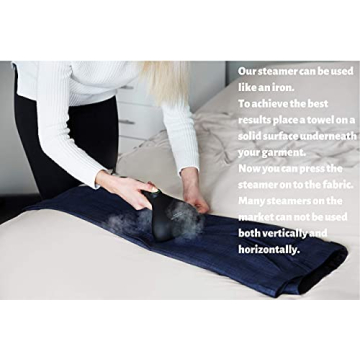 Effortless Garment Steamer - 1500W Fast & Portable