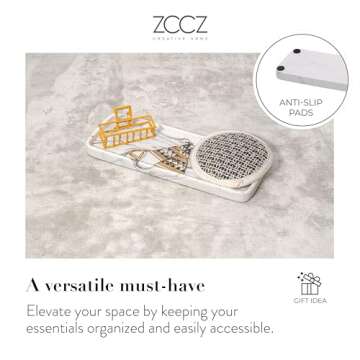 ZCCZ 4-Piece Stylish Bathroom Accessory Set