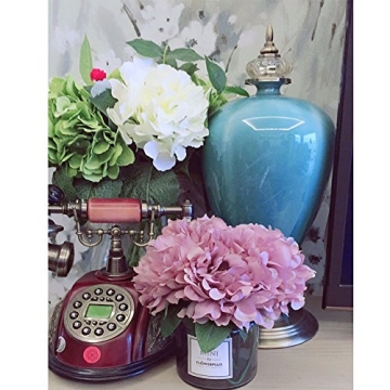 Billibobbi Artificial Flowers with Vase for Home Decor