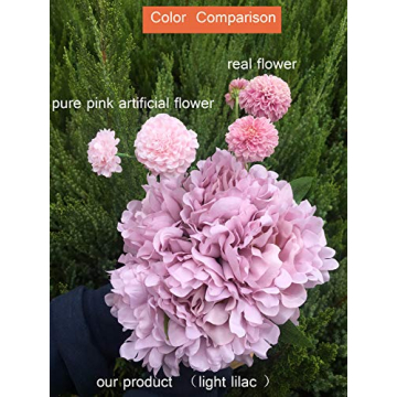 Billibobbi Artificial Flowers with Vase for Home Decor