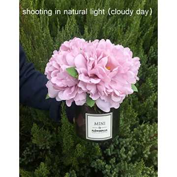 Billibobbi Artificial Flowers with Vase for Home Decor