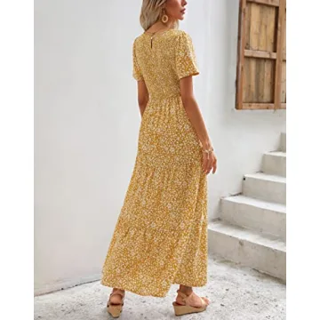 Maggeer Women's Flowy Maxi Dress | Maternity & Casual Wear