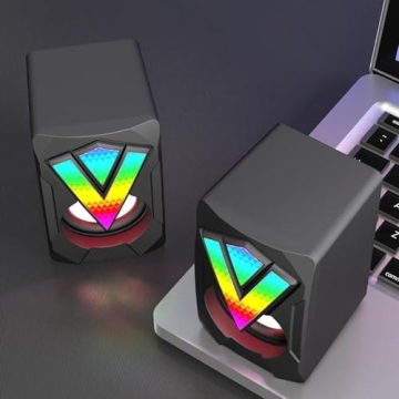 Dell Optiplex 7010 DT PC with Monitor & RGB Speaker