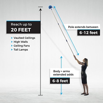 High-Quality Cobweb Duster | Extendable to 20 Feet