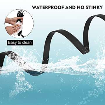 Waterproof Long Leash for Dogs - Durable Recall Training Lead (30ft)