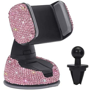 Stylish Ecmln Bling Car Phone Holder for Secure Use