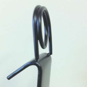 Black Metal Gridwall Sign Holder, Card Grip for Gridwall & Slat Grid Panels - 2 Pack