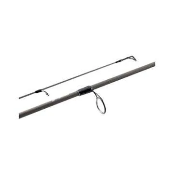 Shakespeare Micro 7' Spinning Rod, 2-Piece Fishing Rod, Graphite Composite Blank, Light Rod Power, Comfortable Type Cork Handle, Conventional Reel Seat
