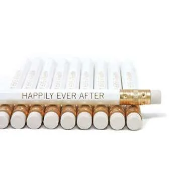Happily Ever After Wedding Pencils