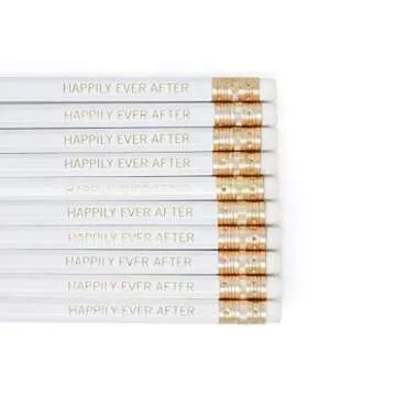 Happily Ever After Wedding Pencils