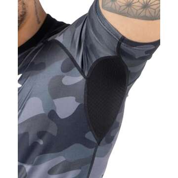 Kewlioo Men's Sauna Suit Shirt for Enhanced Sweating