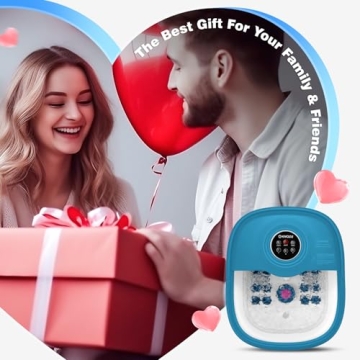 Collapsible Foot Spa with Heat & Massage - Relax Tired Feet