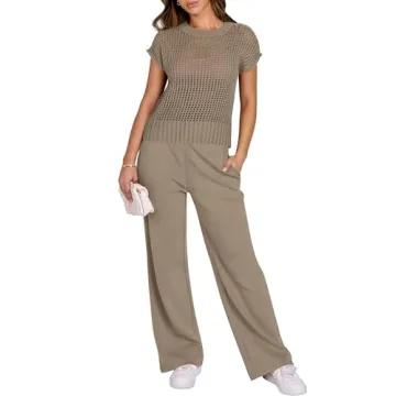 ANRABESS Women Two Piece Outfits for Casual Elegance