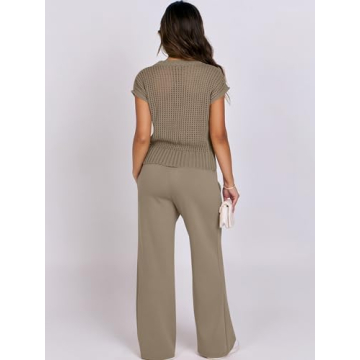 ANRABESS Women Two Piece Outfits for Casual Elegance