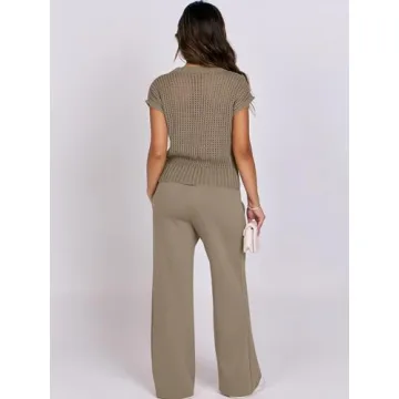 ANRABESS Women Two Piece Outfits for Casual Elegance