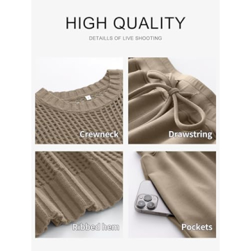 ANRABESS Women Two Piece Outfits for Casual Elegance