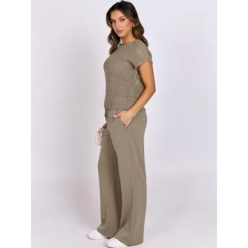 ANRABESS Women Two Piece Outfits for Casual Elegance