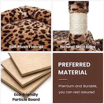 SHA CERLIN 68" Cat Tree for Large Cats with Perches