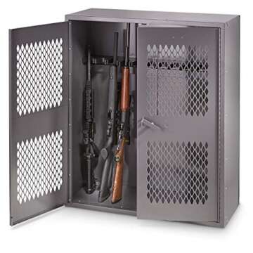 HQ ISSUE Metal Gun Locker – Secure Firearm Storage Solution for 12 Guns