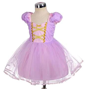 Dressy Daisy Princess Costumes Birthday Fancy Halloween Xmas Party Dresses Up for Toddler Girls Size 2T