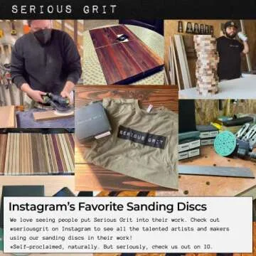 Serious Grit 6-Inch Sanding Discs for Festool Sanders - 50 Pack