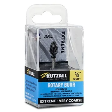 Kutzall Extreme Flame Rotary Burr for Precision Woodwork