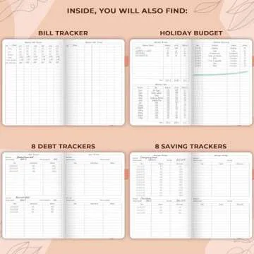 GoGirl Budget Planner – Monthly Financial Planner Organizer Budget Book. Expense Tracker Notebook Journal to Control Money, Compact (Peach Pink)