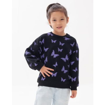 BINIDUCKLING Rainbow Sweater for Girls Ages 1-6