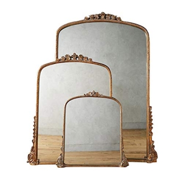 Elegant XDD European Style Gold Carved Mirror 60 x 80cm