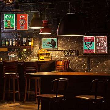 Wall Decor Personalized Swimming Pool Rules with Their own Risk Swimming Warning Metal Sign, Swimming Pool, Water Park Safety tin Sign 12x8 Vintage Signs Metal Plates Funny Art