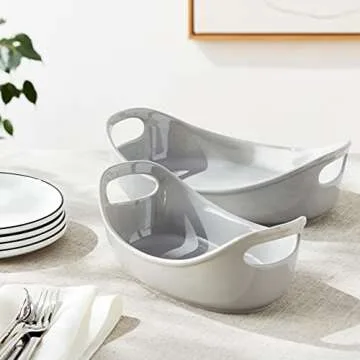Rachael Ray Ceramics Oval Baker Set for Versatile Cooking