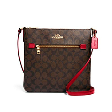 Chic COACH Womens Rowan File Bag in Signature Canvas