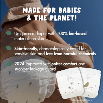 Eco by Naty Plant-Based Baby Diapers for Sensitive Skin