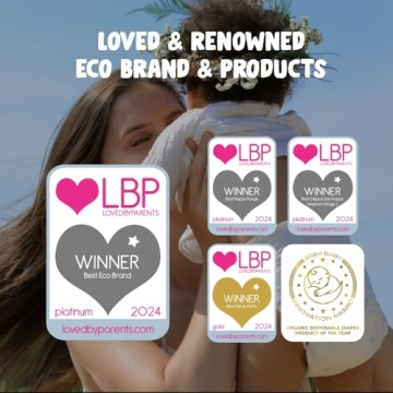 Eco by Naty Plant-Based Baby Diapers for Sensitive Skin