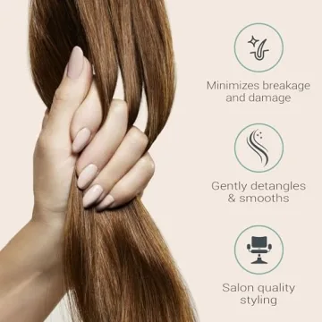 Eco-Friendly Boar Bristle Hair Brush for All Hair Types