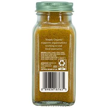 Simply Organic Curry Powder - 3 Ounce - Premium Flavor Booster