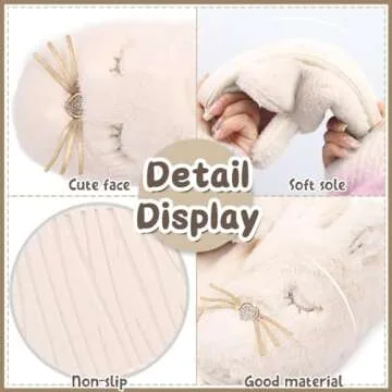 Cute Caramella Bunny Slippers for Women Comfort and Style