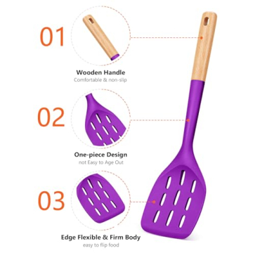 Badiano Silicone Spatula Set for Effortless Cooking