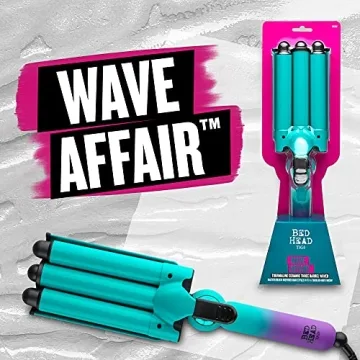 Bed Head 3 Barrel Hair Waver for Quick Styling & Less Heat Damage