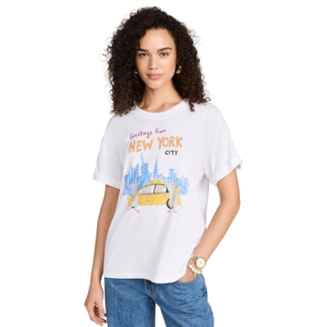 Unfortunate Portrait Women's Greetings from New York Boyfriend Tee – Stylish & Fun