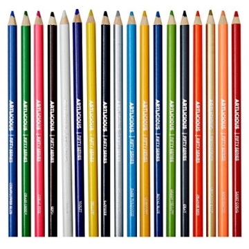 Artlicious Colored Pencils Set of 50 for Creative Coloring
