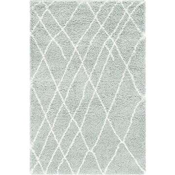 Rugs.com 5x8 Soft Touch Shag Area Rug - Sage Green